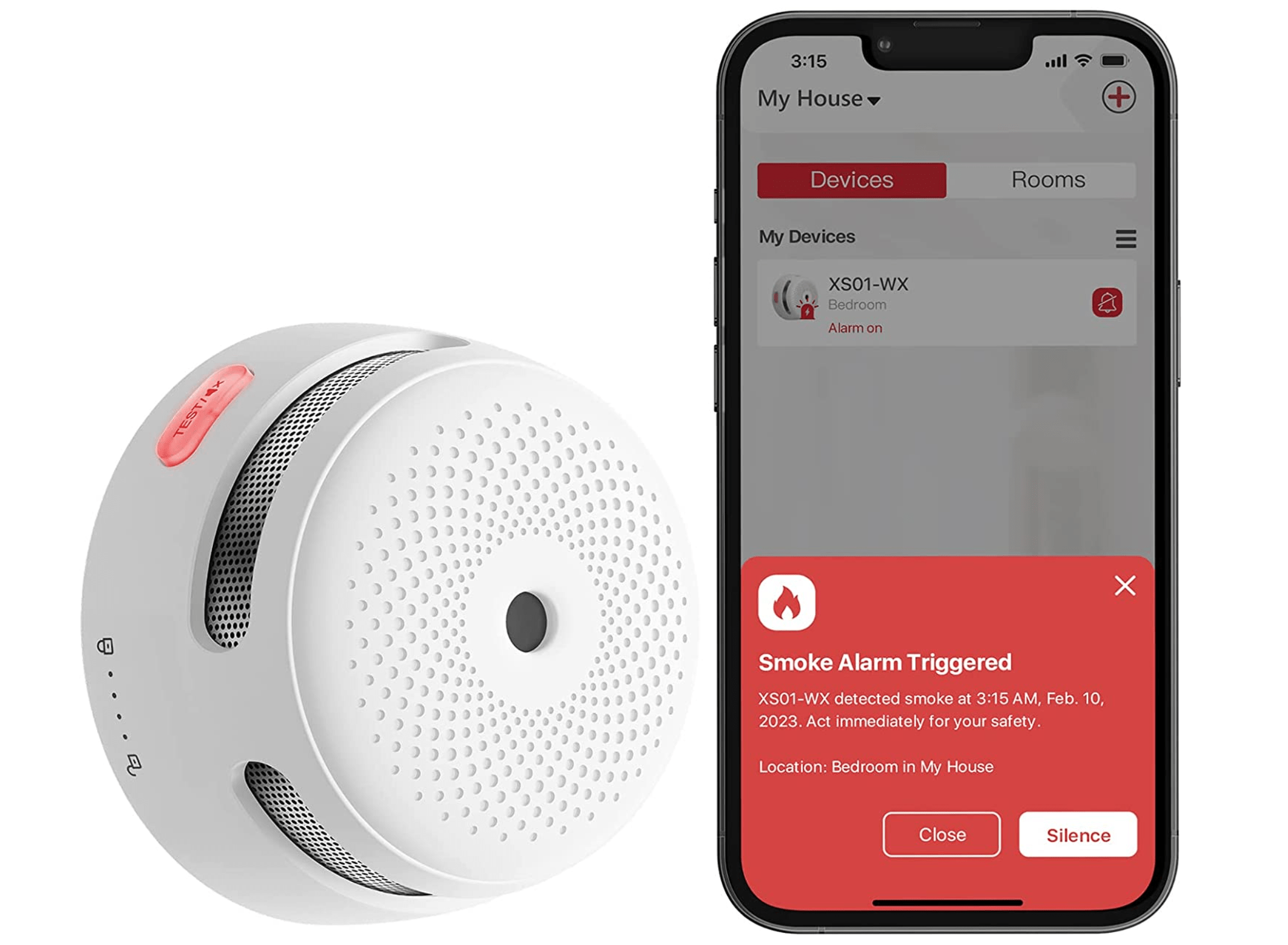 X-Sense XS01-WX WLAN-Rauchwarnmelder - Verbundene Sicherheit für Ihr Zuhause Mesch Shop X-Sense XS01-WX WLAN-Rauchwarnmelder - Verbundene Sicherheit für Ihr Zuhause Mesch Shop